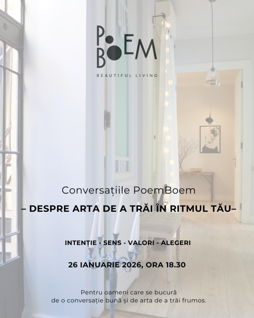 Conversațiile PoemBoem despre ARTA DE A TRĂI ÎN RITMUL TĂU